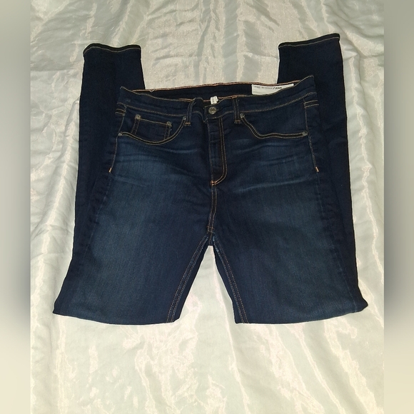 rag & bone / Dark Blue Women's Jeans - Picture 6 of 8